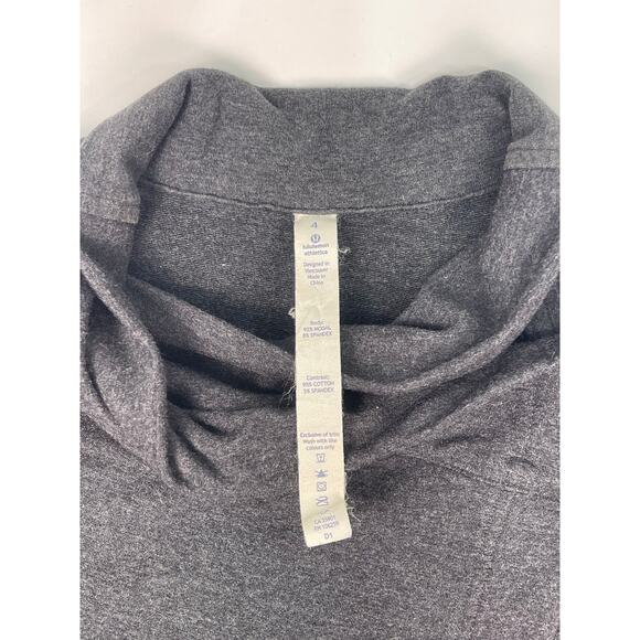 Lululemon Gray Wrap Cardigan Size 4 - Picture 7 of 9